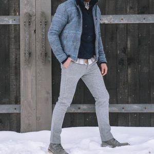 Sundance catalog Nifty Genius sz 34 brushed herringbone “travel pant”